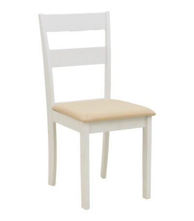Βρες το Καρέκλα Dallan pakoworld rubberwood λευκό 40x47.5x89εκ σε μοναδική τιμή στο clickforshop.gr