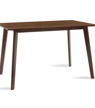 Βρες το Τραπέζι Benson pakoworld MDF σε καρυδί απόχρωση 120x75x75εκ σε μοναδική τιμή στο clickforshop.gr