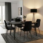 Βρες το Τραπέζι Benson pakoworld MDF σε rustic grey απόχρωση 150x90x75εκ σε μοναδική τιμή στο clickforshop.gr