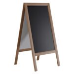 Βρες το Stand μενού Felex pakoworld καρυδί-μαύρο 50x25x100εκ σε μοναδική τιμή στο clickforshop.gr