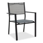 Βρες το Πολυθρόνα Moly pakoworld αλουμίνιο μαύρο textilene ανθρακί σε μοναδική τιμή στο clickforshop.gr