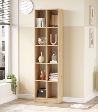 Βρες το Βιβλιοθήκη Oteca 10θέσεων pakoworld oak 51.1x25.4x180εκ σε μοναδική τιμή στο clickforshop.gr