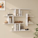 Βρες το Ραφιέρα τοίχου Ledia pakoworld λευκό με oak 110