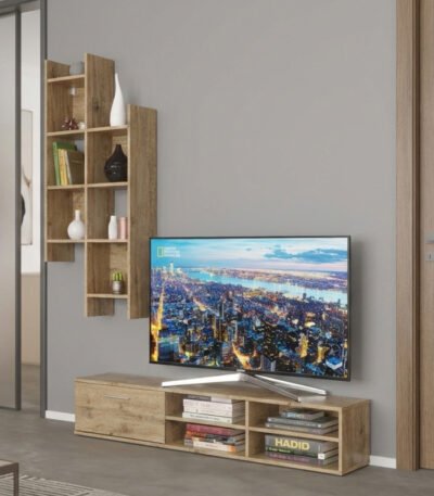 Βρες το Σύνθετο σαλονιού Sarona pakoworld oak 150x35x160εκ σε μοναδική τιμή στο clickforshop.gr
