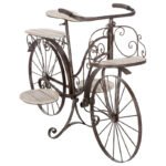 Βρες το Ραφιέρα-σταντ φυτών Bicycle pakoworld καφέ σφυρήλατο 97x46x64εκ σε μοναδική τιμή στο clickforshop.gr