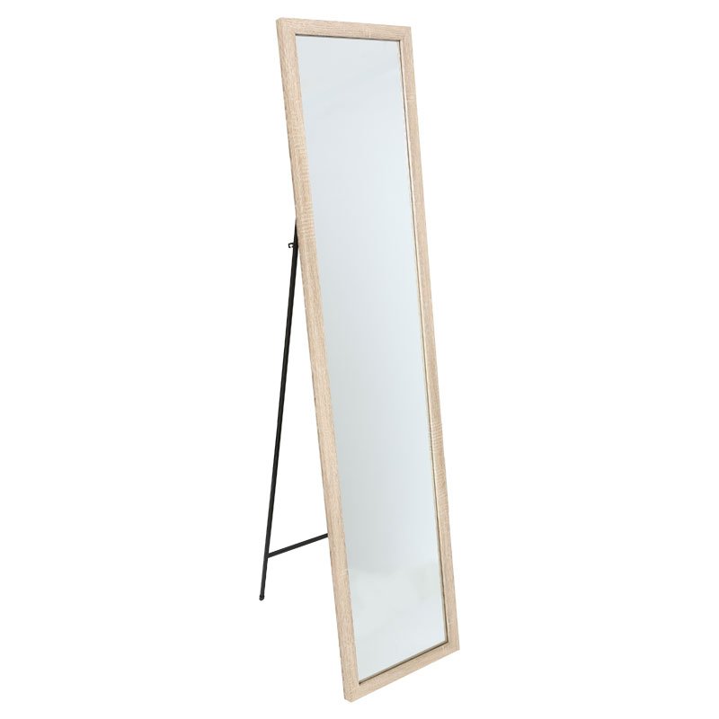 Βρες το Καθρέπτης δαπέδου Stand pakoworld φυσικό 35.5x2.5x155.5εκ σε μοναδική τιμή στο clickforshop.gr