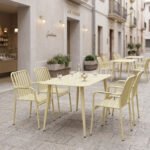Βρες το Τραπεζαρία Heven Vista pakoworld σετ 5τεμ σαμπανί αλουμίνιο 120x70x72εκ σε μοναδική τιμή στο clickforshop.gr