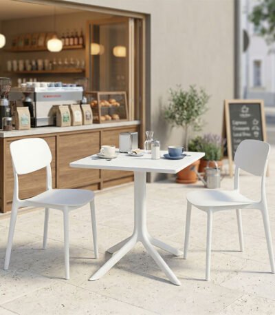 Βρες το Τραπεζαρία Groovy Berdian pakoworld σετ 3τεμ λευκό PP 60x60x76εκ σε μοναδική τιμή στο clickforshop.gr