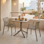 Βρες το Τραπεζαρία Groovy Zoi pakoworld σετ 3τεμ cappuccino PP 60x60x76εκ σε μοναδική τιμή στο clickforshop.gr