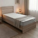 Βρες το Κρεβάτι με στρώμα Athos-Perfecto pakoworld sonoma 90x190εκ σε μοναδική τιμή στο clickforshop.gr