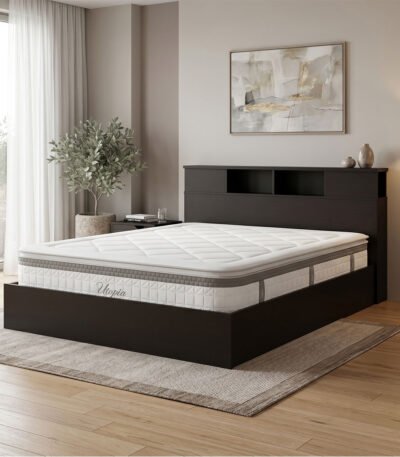 Βρες το Κρεβάτι με στρώμα Olympus Utopia pakoworld wenge 160x200εκ σε μοναδική τιμή στο clickforshop.gr