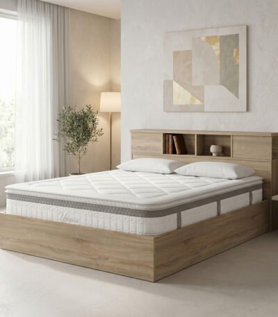 Βρες το Κρεβάτι με στρώμα Olympus Utopia pakoworld sonoma 160x200εκ σε μοναδική τιμή στο clickforshop.gr