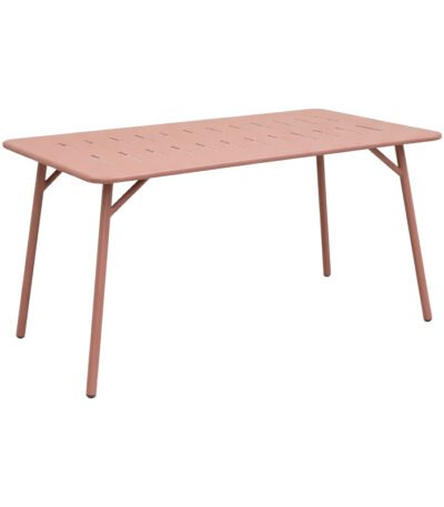 Βρες το Τραπέζι Moraja pakoworld terracotta μέταλλο 140x80x72εκ σε μοναδική τιμή στο clickforshop.gr