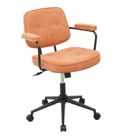 Βρες το Καρέκλα γραφείου Leberta pakoworld terracotta ύφασμα 64x63
