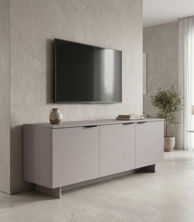 Βρες το Έπιπλο τηλεόρασης Beldon pakoworld taupe 150x42x55εκ σε μοναδική τιμή στο clickforshop.gr