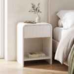 Βρες το Κομοδίνο Lemperto pakoworld MDF σε λευκή απόχρωση 40x40x53εκ σε μοναδική τιμή στο clickforshop.gr