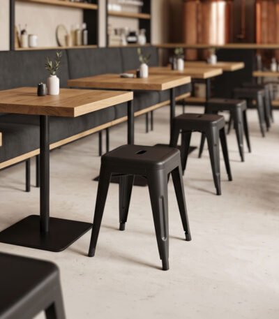 Βρες το Σκαμπό Utopia pakoworld μέταλλο μαύρο ματ 30x30x45εκ σε μοναδική τιμή στο clickforshop.gr