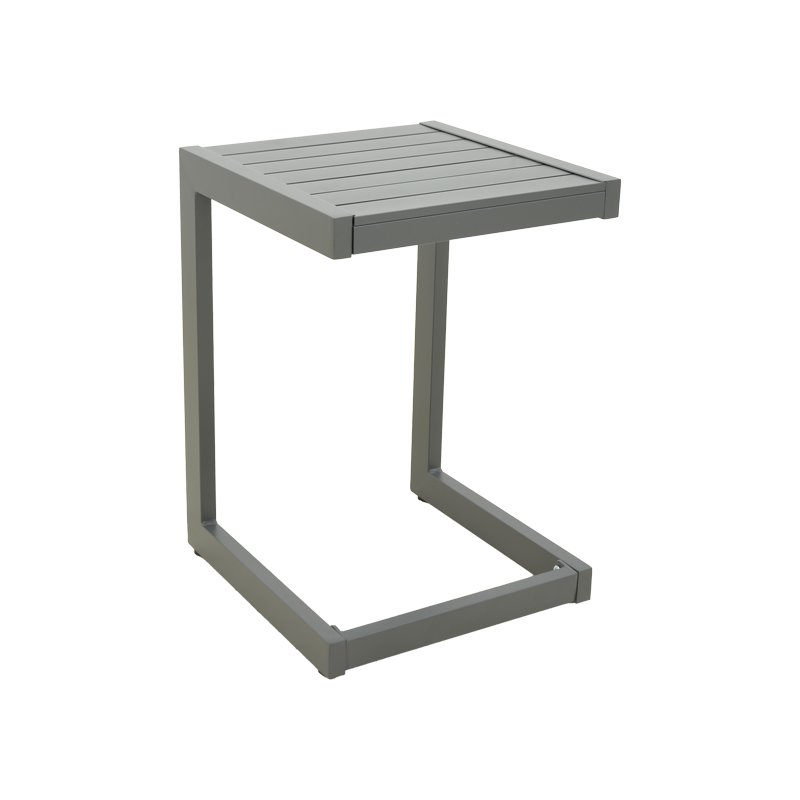 Βρες το Τραπέζι Aether pakoworld ανθρακί αλουμίνιο 37.5x36.5x53εκ σε μοναδική τιμή στο clickforshop.gr