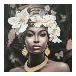 Βρες το Πίνακας σε καμβά Beauty 3D Inart 100x3x100εκ σε μοναδική τιμή στο clickforshop.gr
