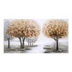 Βρες το Πίνακας σε καμβά Forest I 3D Inart 120x3x60εκ σε μοναδική τιμή στο clickforshop.gr