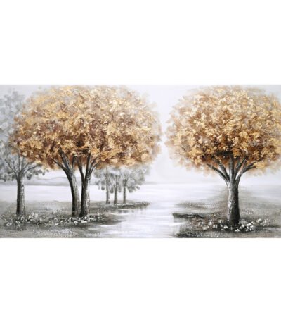 Βρες το Πίνακας σε καμβά Forest I 3D Inart 120x3x60εκ σε μοναδική τιμή στο clickforshop.gr