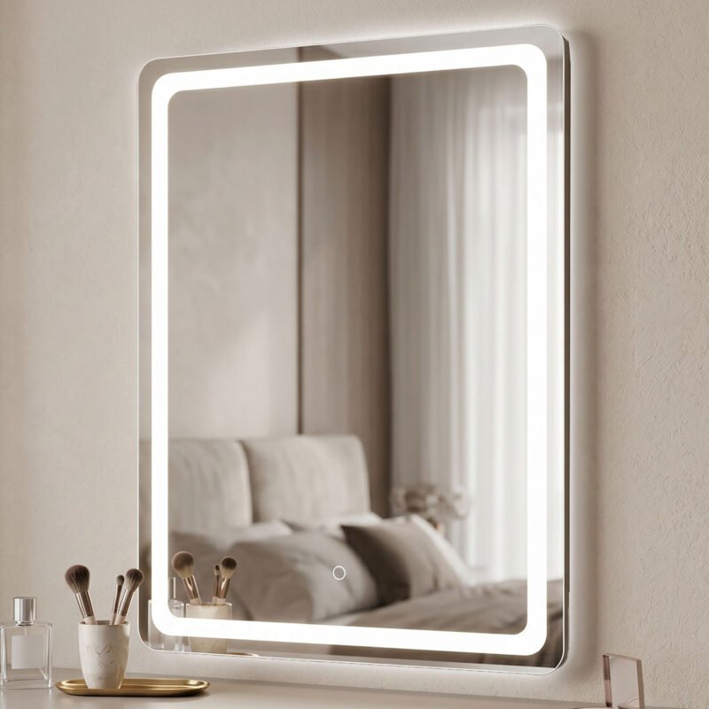 Βρες το Καθρέπτης Derbo pakoworld led 60x2.5x80εκ σε μοναδική τιμή στο clickforshop.gr