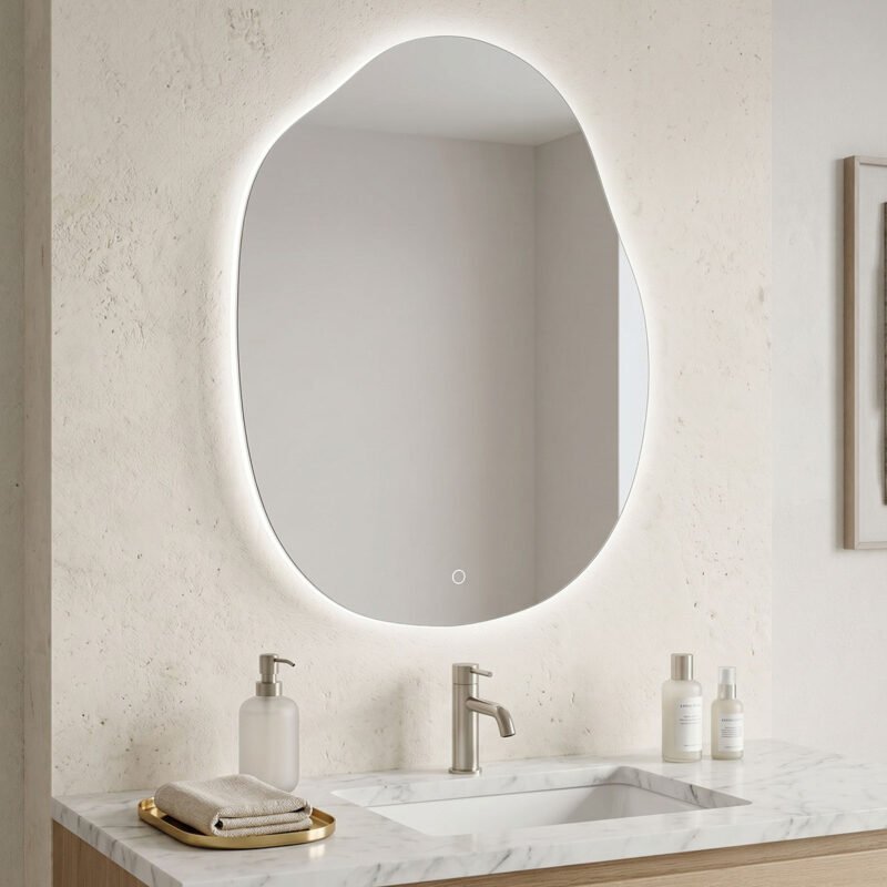 Βρες το Καθρέπτης Mirila pakoworld led 60x2.5x80εκ σε μοναδική τιμή στο clickforshop.gr