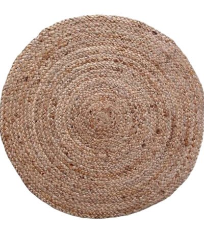 Βρες το Χαλί Solon Inart μπεζ γιούτα 120x120x1εκ σε μοναδική τιμή στο clickforshop.gr