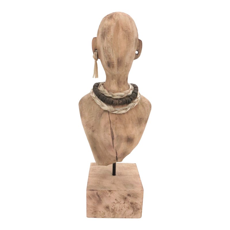 Προτομή Ebia I Inart μάνγκο ξύλο-μέταλλο σε φυσική απόχρωση 17x12.5x44εκ Βρες το Προτομή Ebia I Inart μάνγκο ξύλο-μέταλλο σε φυσική απόχρωση 17x12.5x44εκ σε μοναδική τιμή στο clickforshop.gr