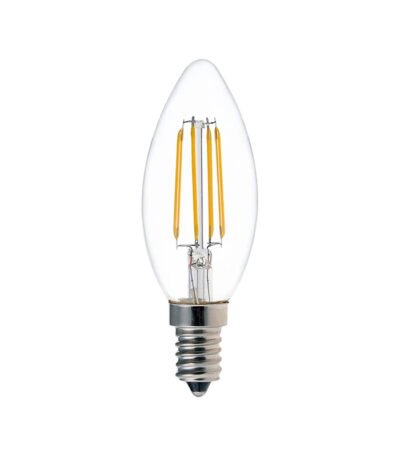 Βρες το Λαμπτήρας LED C35 Bulb pakoworld 4W 3000K E14 clear σε μοναδική τιμή στο clickforshop.gr