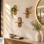 Βρες το Ραφιέρα τοίχου Arcadia 3 τεμ pakoworld μασίφ ξύλο μάνγκο σε φυσική απόχρωση 30x20x40εκ σε μοναδική τιμή στο clickforshop.gr