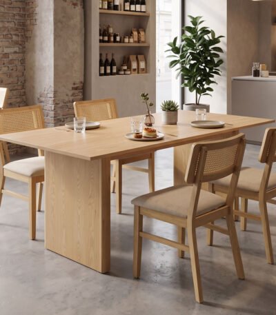 Βρες το Τραπέζι Eleganza pakoworld sonoma MDF 180x99x75