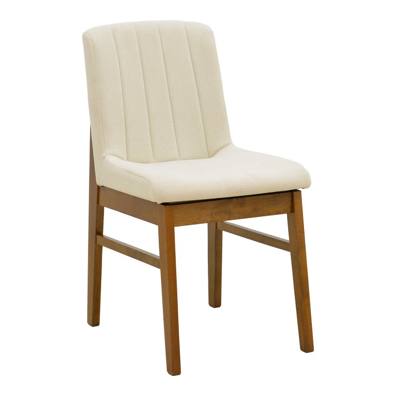 Καρέκλα Dalby pakoworld εκρού ύφασμα καρυδί rubberwood 50x45x85 Βρες το Καρέκλα Dalby pakoworld εκρού ύφασμα καρυδί rubberwood 50x45x85