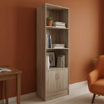 Βρες το Βιβλιοθήκη Tekaro pakoworld σε sonoma απόχρωση 57x33x180εκ σε μοναδική τιμή στο clickforshop.gr