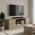 Βρες το Έπιπλο τηλεόρασης Sasa pakoworld σε sonoma απόχρωση 120x35x41.5εκ σε μοναδική τιμή στο clickforshop.gr