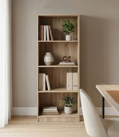 Βρες το Βιβλιοθήκη Kendy pakoworld sonoma 60x30x167εκ σε μοναδική τιμή στο clickforshop.gr