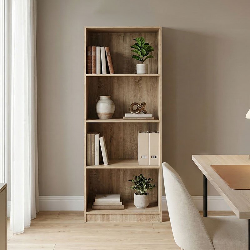 Βιβλιοθήκη Kendy pakoworld sonoma 60x30x167εκ Βρες το Βιβλιοθήκη Kendy pakoworld sonoma 60x30x167εκ σε μοναδική τιμή στο clickforshop.gr