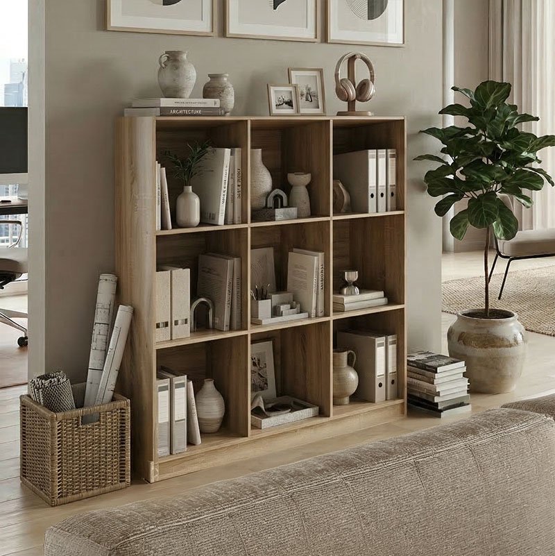 Βιβλιοθήκη Gridea pakoworld sonoma 119.5x30x121εκ Βρες το Βιβλιοθήκη Gridea pakoworld sonoma 119.5x30x121εκ σε μοναδική τιμή στο clickforshop.gr
