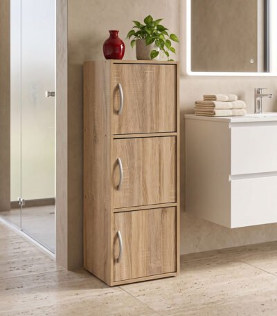 Βρες το Ντουλάπι-στήλη Soline pakoworld sonoma 40x34.5x90.5εκ σε μοναδική τιμή στο clickforshop.gr