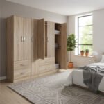 Βρες το Ντουλάπα εξάφυλλη Athos pakoworld sonoma 180x42x180εκ σε μοναδική τιμή στο clickforshop.gr