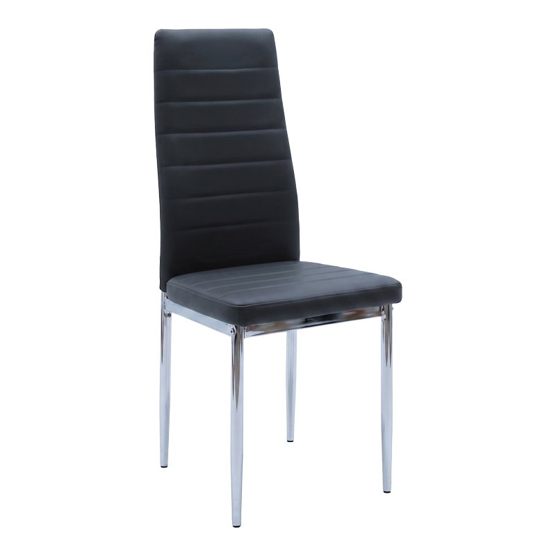 Καρέκλα Parker pakoworld μαύρο PU με πόδι χρωμίου 41x48x96εκ Βρες το Καρέκλα Parker pakoworld μαύρο PU με πόδι χρωμίου 41x48x96εκ σε μοναδική τιμή στο clickforshop.gr
