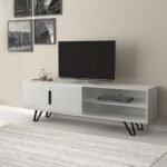 Βρες το Έπιπλο τηλεόρασης Foot Megapap χρώμα λευκό 160x35x49εκ. σε μοναδική τιμή στο clickforshop.gr