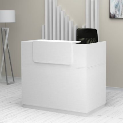 Βρες το Γραφείο υποδοχής - reception Lemmon Megapap χρώμα λευκό 120x70x110εκ. σε μοναδική τιμή στο clickforshop.gr