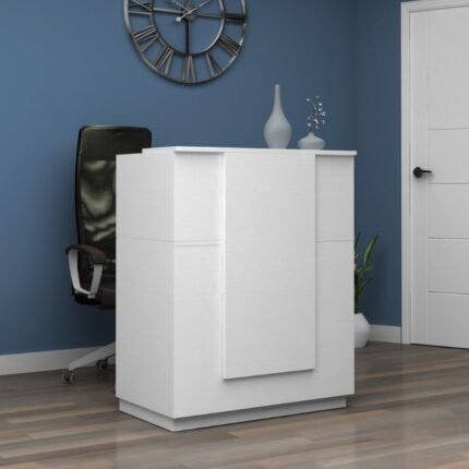 Βρες το Γραφείο υποδοχής - reception Gemini Megapap χρώμα λευκό 90x50x110εκ. σε μοναδική τιμή στο clickforshop.gr
