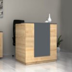 Βρες το Γραφείο υποδοχής - reception Gemini Megapap χρώμα φυσικό οξιάς - ανθρακί 100x70x110εκ. σε μοναδική τιμή στο clickforshop.gr