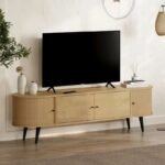 Βρες το Έπιπλο τηλεόρασης Gentle Megapap χρώμα sapphire oak 180x40x52εκ. σε μοναδική τιμή στο clickforshop.gr