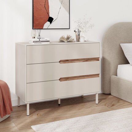 Βρες το Συρταριέρα Arch Megapap χρώμα sandstone 98x40x78
