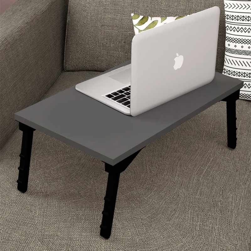 Βρες το Τραπεζάκι laptop Sidon Megapap χρώμα ανθρακί 60x35
